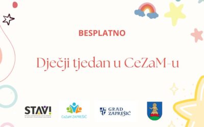 Besplatne radionice za djecu u organizaciji CeZaM-a Zaprešić